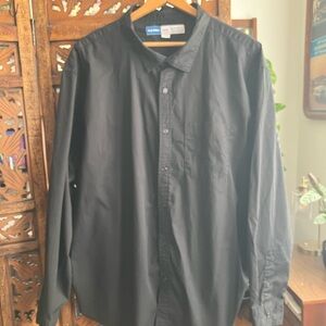 Old Navy Black Casual Button Down Shirt